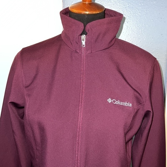 Purple Colombia Jacket full zip size medium fleece lined - Picture 1 of 11
